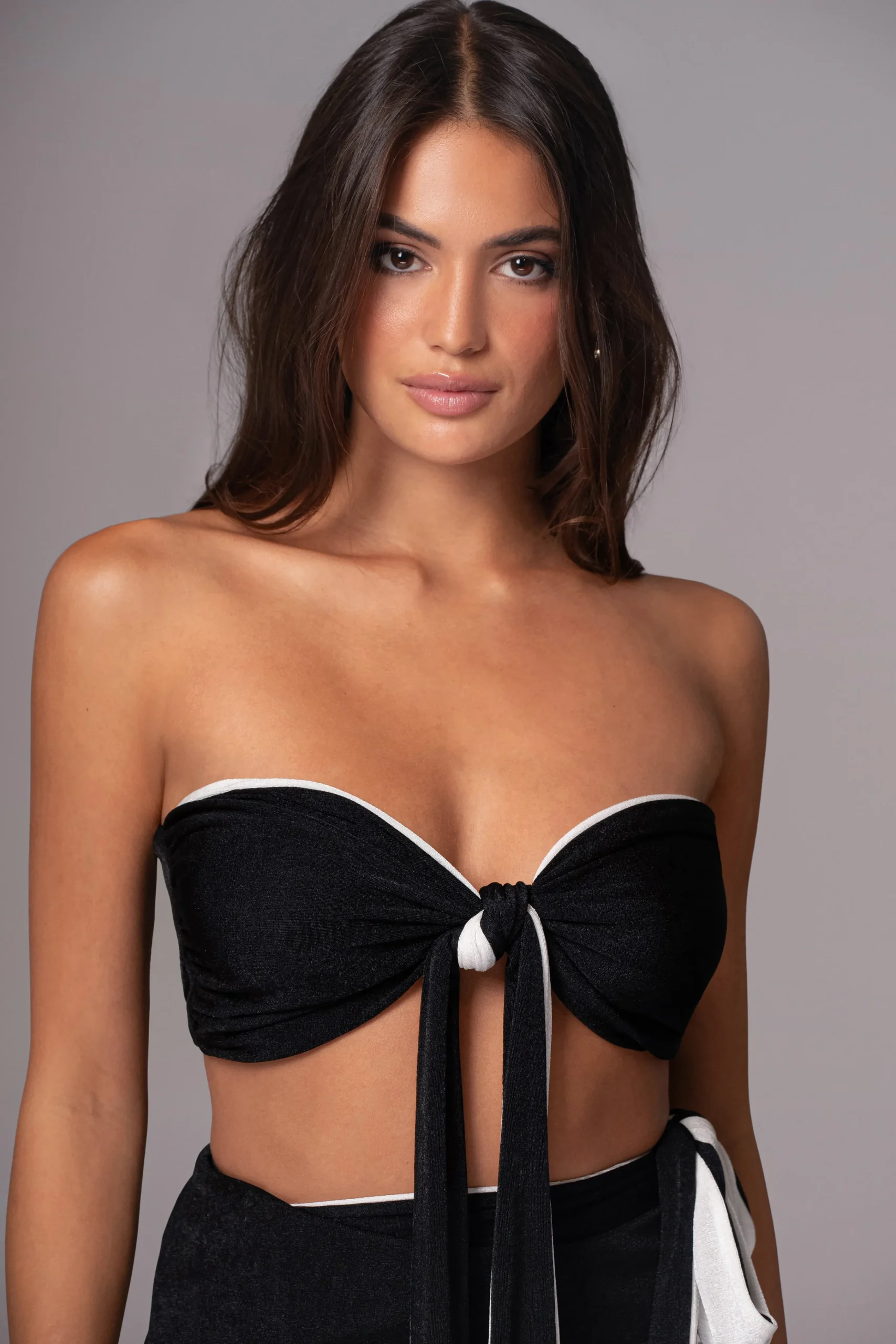 White/Black Venus Reversible Skirt Set*JLUXLABEL Sale