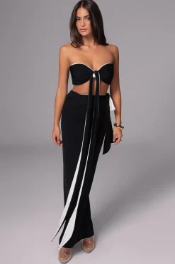 White/Black Venus Reversible Skirt Set*JLUXLABEL Sale