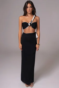 White/Black Venus Reversible Skirt Set*JLUXLABEL Sale