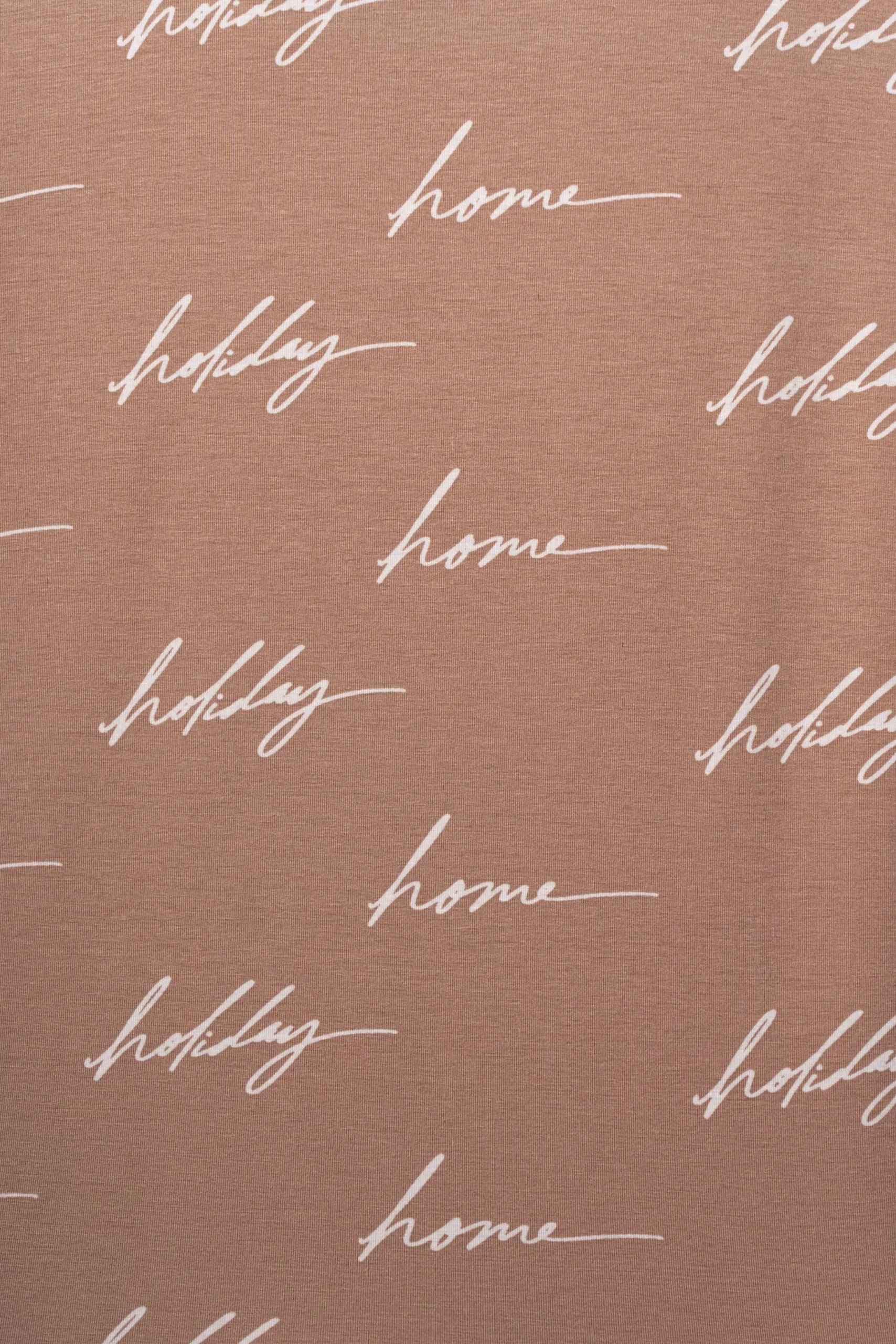 White/Tan Home For The Holiday Adult Pajama Set*JLUXLABEL Discount