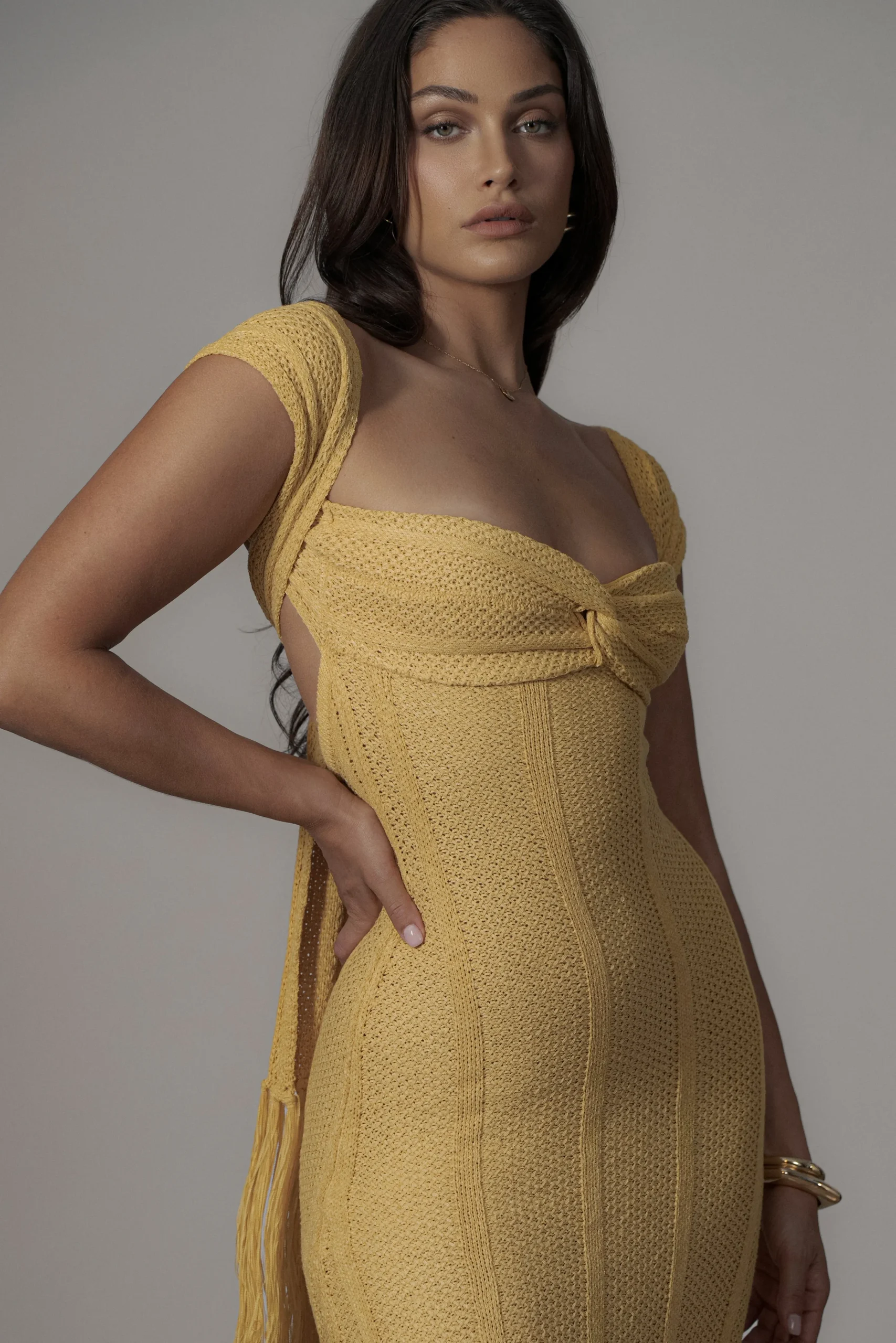 Yellow Blanca Strapless Maxi Dress*JLUXLABEL Clearance