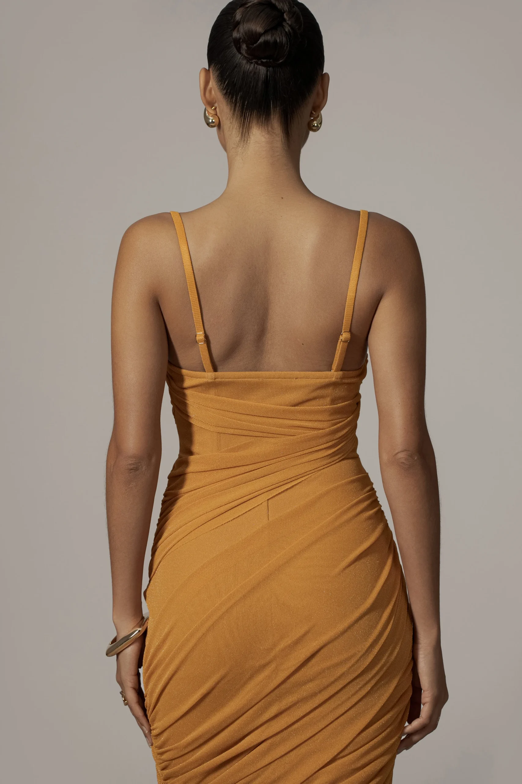 Yellow Catalina Lurex Knit Maxi Dress*JLUXLABEL Online