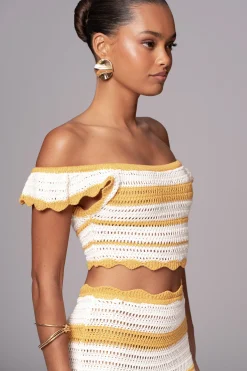 Yellow Corazon Ruffle Skirt Set*JLUXLABEL Discount