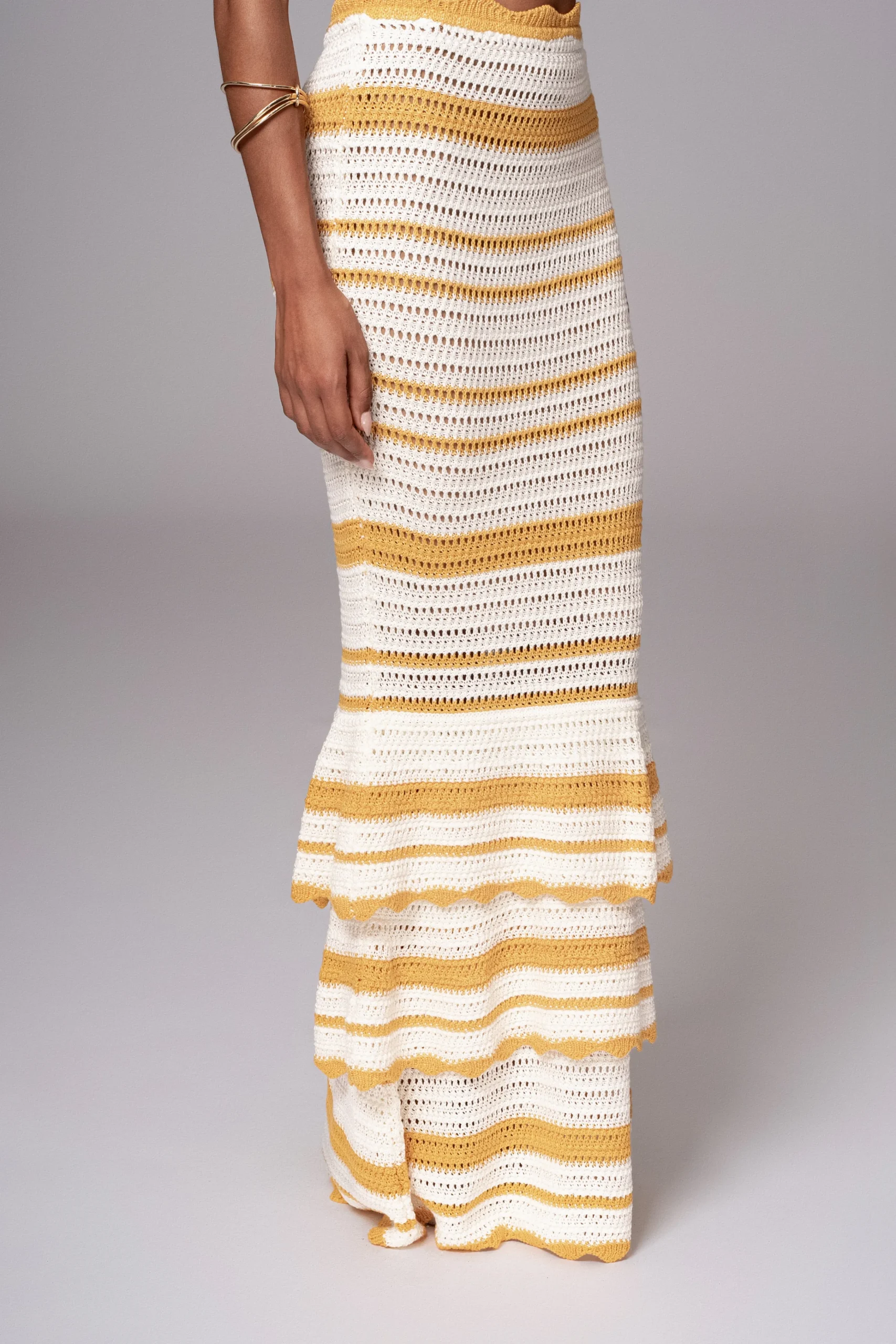 Yellow Corazon Ruffle Skirt Set*JLUXLABEL Discount