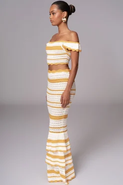 Yellow Corazon Ruffle Skirt Set*JLUXLABEL Discount