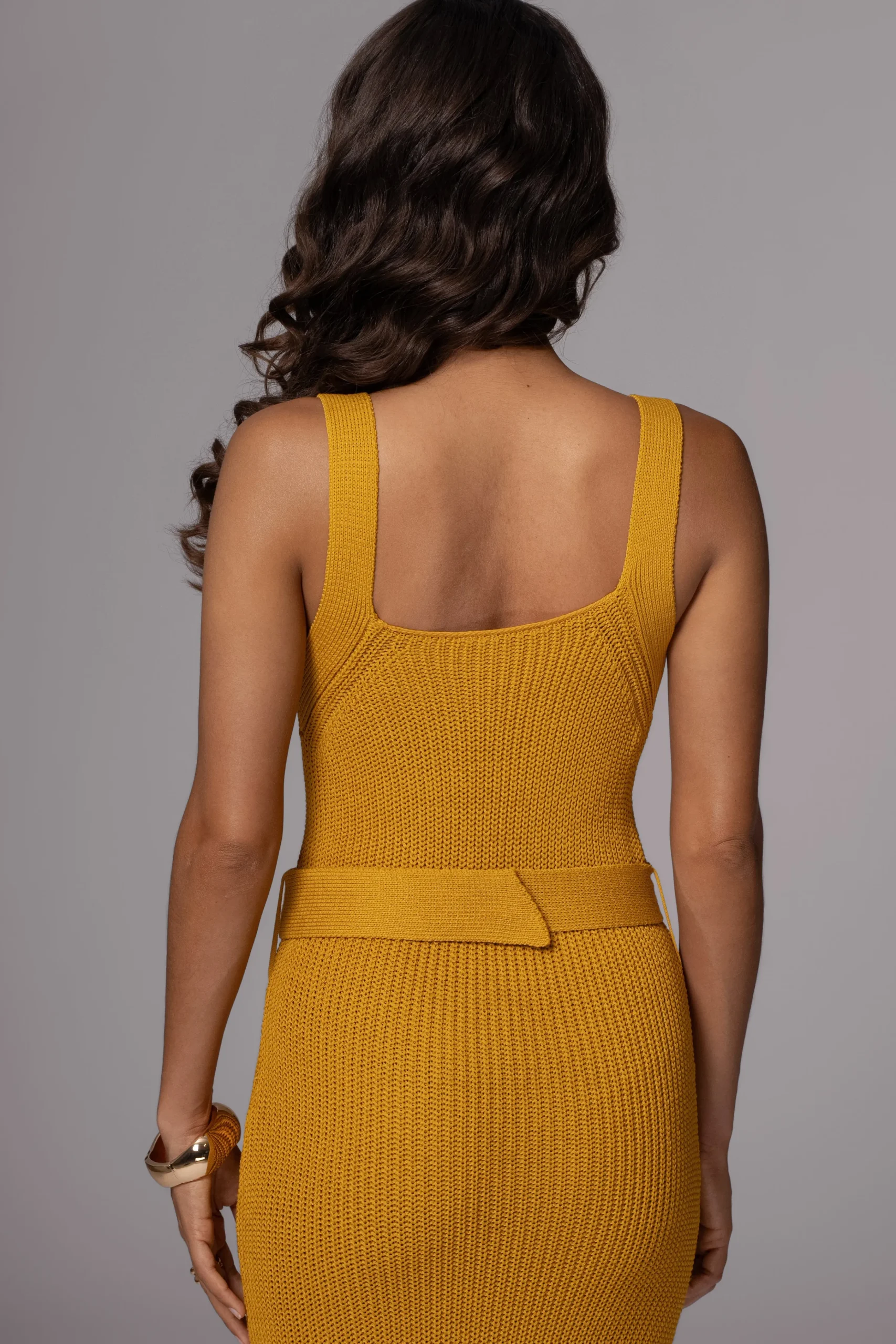 Yellow Moonrise Ribbed Maxi Dress*JLUXLABEL Outlet