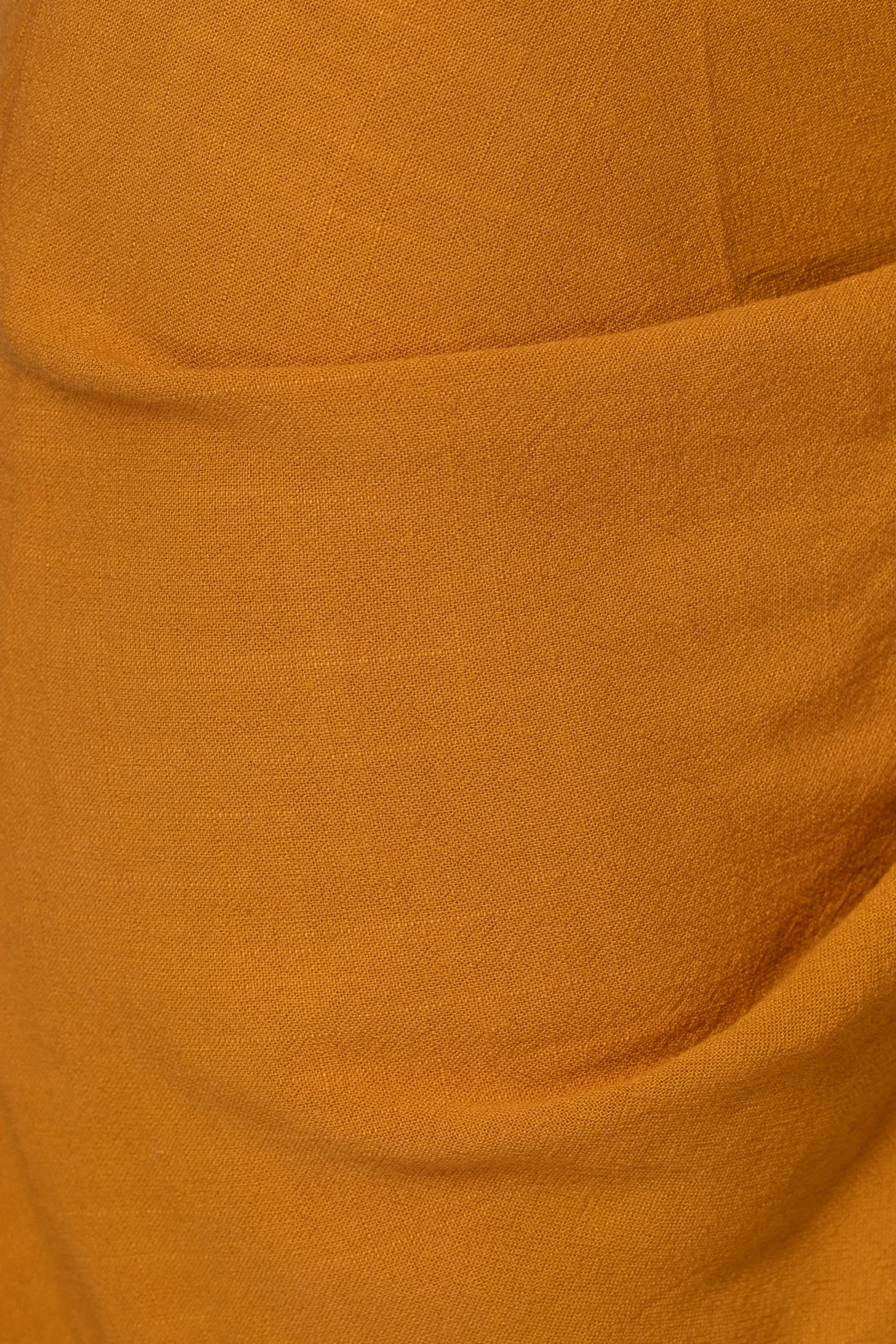 Yellow Noelia Linen Slit Skirt*JLUXLABEL Clearance